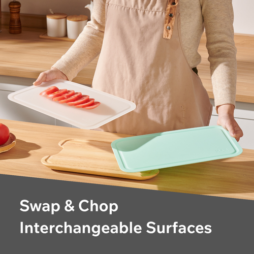 KitchenSavvi 4-in-1 Chopping Board Set